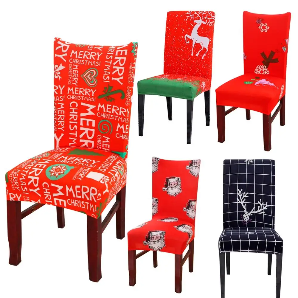 

Chair Cover Santa Claus 2019 Merry Christmas Decor for Home Kitchen Christmas Cristmas Decor Xmas Gifts 2020 Happy New Year