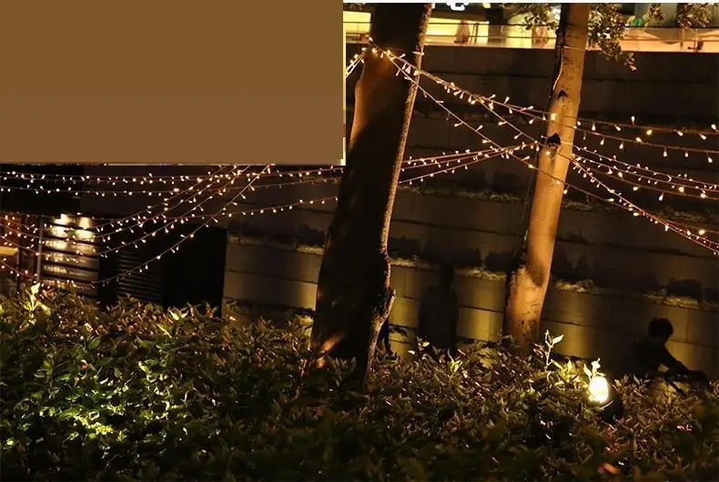 Натальные открытый «Cortina de» Свадебные новогоднее; рождественское Kerstverlichting вечерние праздник день рождения люсис привело Decoracion