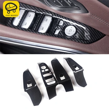

CarMango For BMW 3 Series G20 2020 Car Styling Door Gate Window Lift Button Switch Panel Cover Trim Sticker Interior Accessories