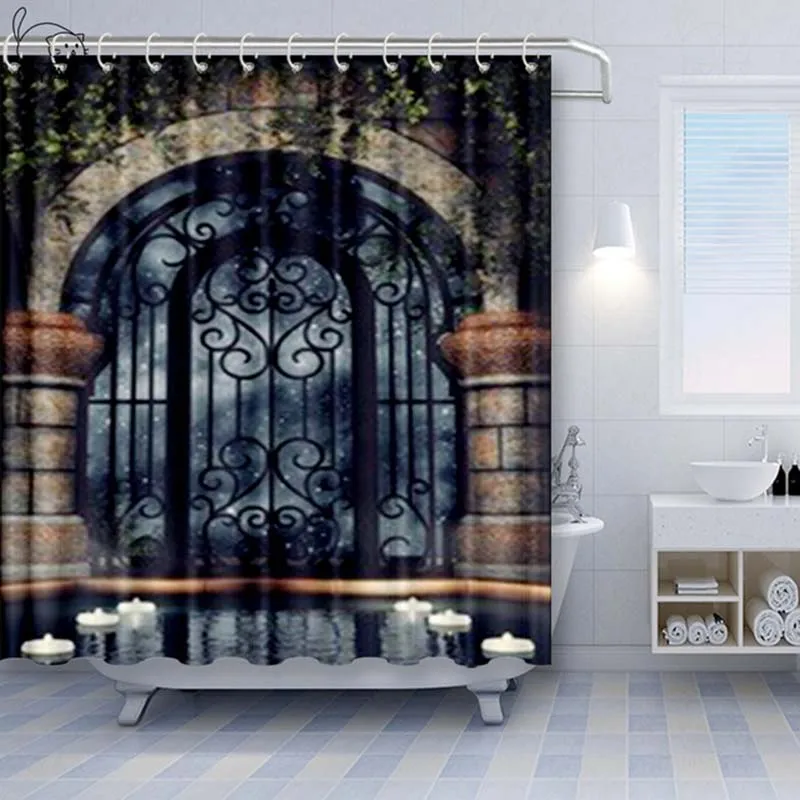 Vixm-Gothic-House-Shower-Curtain-Fantasy-Scene-Old-Wooden-Torch-And-Skull-Candlesticks-In-Dark-Spooky.jpg_640x640 (4)