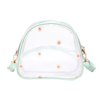 

Student shoulder bag 2020 new fashion PVC mobile phone bag women's shoulder bag versatile transparent jelly bag messenger bag