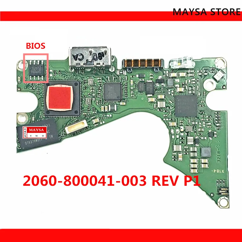 Placa de Circuito Impresso 2060800041003 Rev p1 da Placa Lógica do Pwb de Hdd para a Recuperação de Dados do Reparo do Disco Rígido de wd com Relação de Usb 3.0
