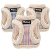 Winter Pet Dog Harness Soft Puppy Cat Harness Leash Set Warm Dogs Clothes No Pull Adjustable Vest For Small Dogs French Bulldog 2