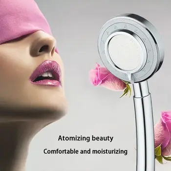 

ABS Fashion Modern Bath Sprayer Shower Head Shower Nozzle Home Decoration Hotel Water Rainfall High-Pressure Water-Saving