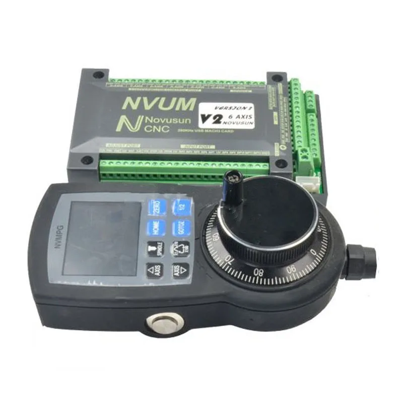 Коммутационная плата NVUM USB MACH3 6 осей DC12-32V 200 кГц для контроллера шагового