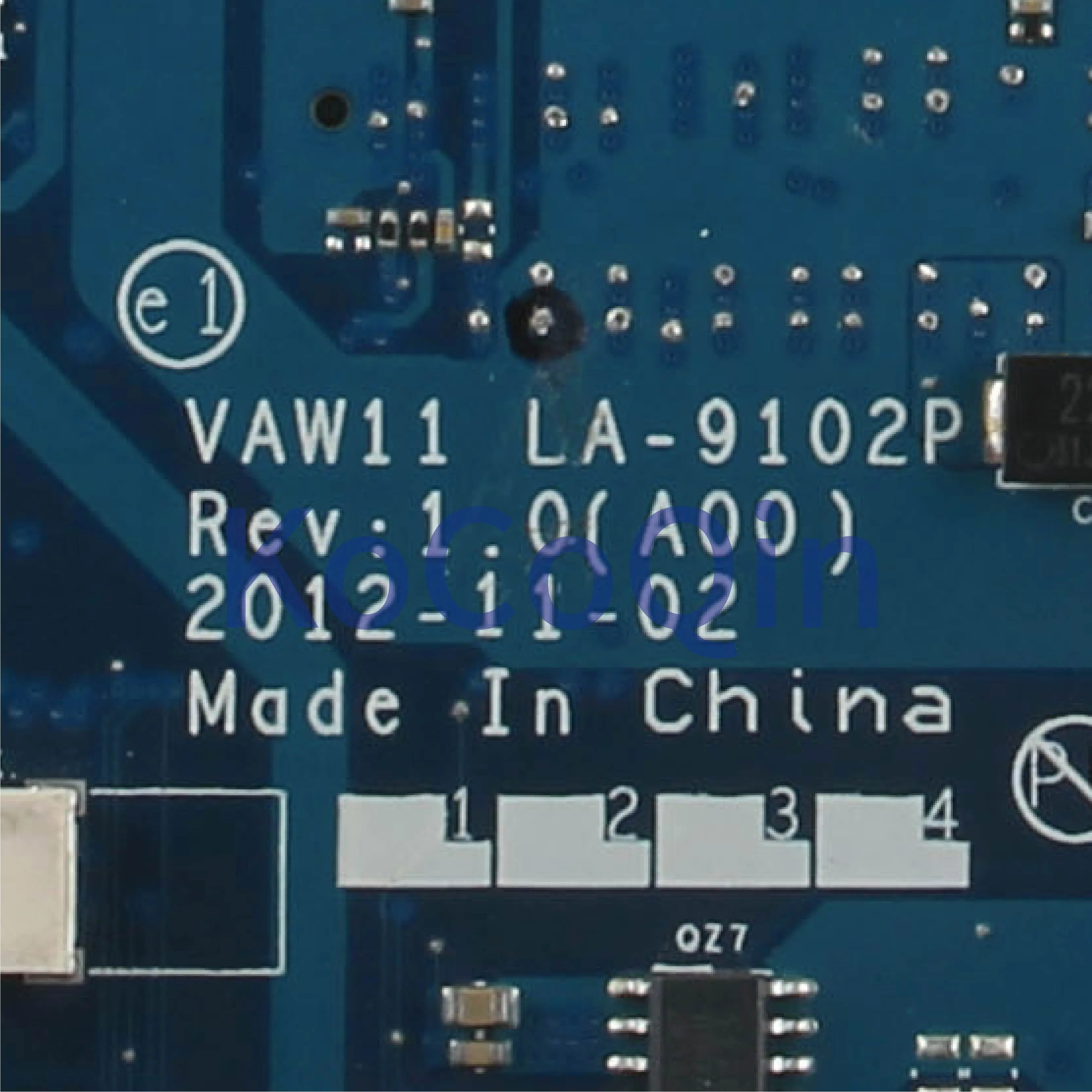 buy  KoCoQin Laptop motherboard For Dell Inspiron 17R 3721 5721 I7-3537U Mainboard CN-0N9G7X 0N9G7X VAW1