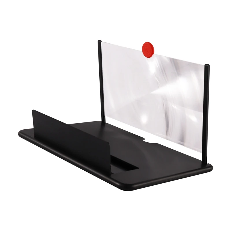 12 Inch Mobile Phone Sn Amplifier HD 3D Video Amplifier Pull Out Lazy Bracket for Iphone Sumsang Xiaomi Watching Movie Vide