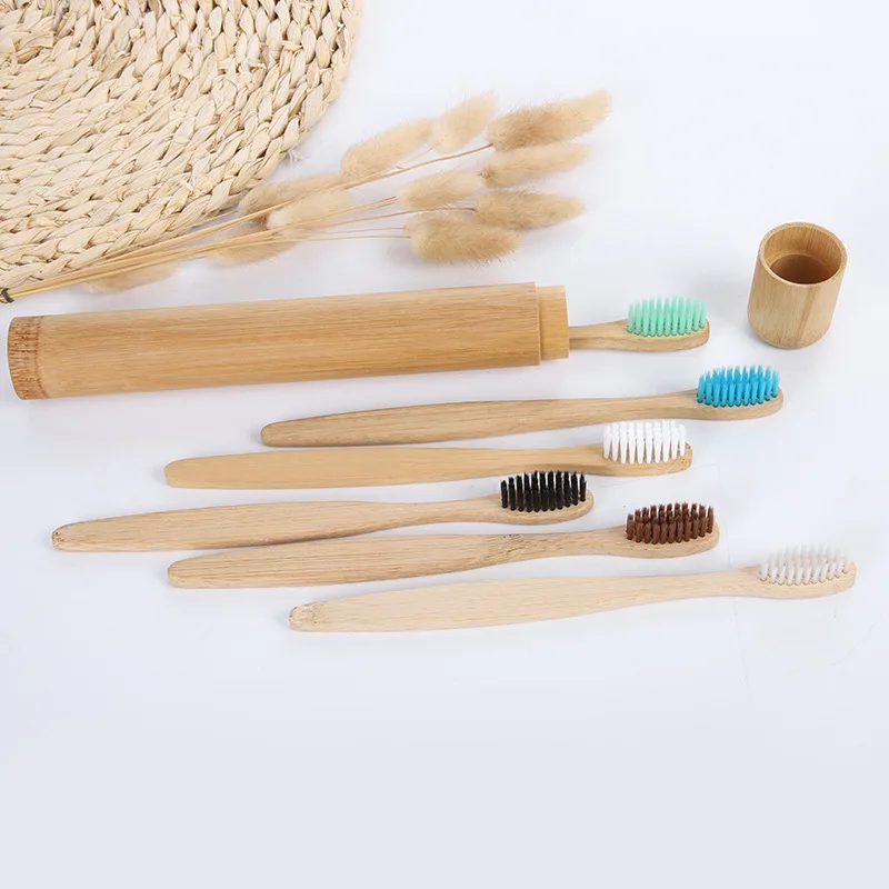 

2019 Environmental Bamboo Charcoal Health Toothbrush For Oral Care Teeth Cleaning Eco Medium Soft Bristle Brushes