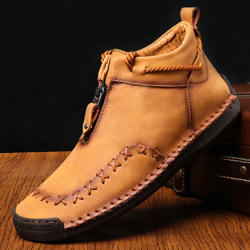 Модная мужская прогулочная обувь; сезон весна-осень; ботинки из микрофибры; дышащие мужские Ботильоны; мужские кроссовки; большие размеры 48
