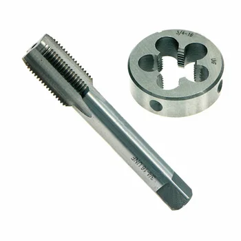

Tap & Die 3/4-16 UNF Right Hand Thread Tap and Die Set 3/4'' - 16 TPI Threading HSS Kit tool replacements