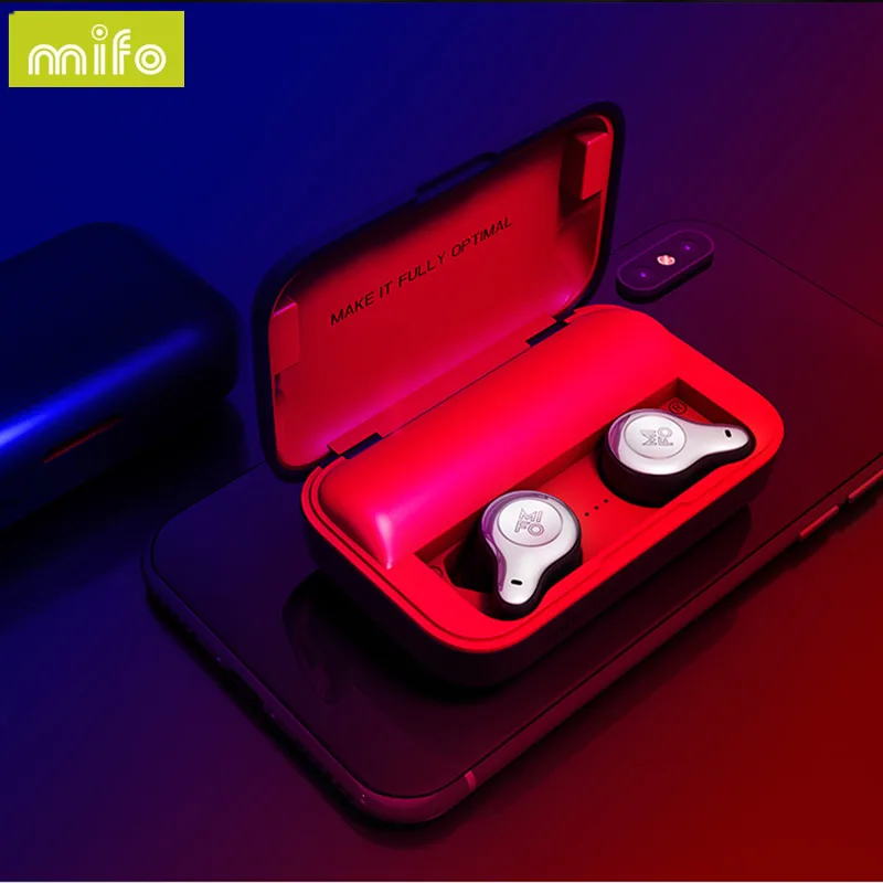 Новинка Беспроводная Bluetooth гарнитура Mifo O2 5 0 ipx5 водонепроницаемые мини наушники