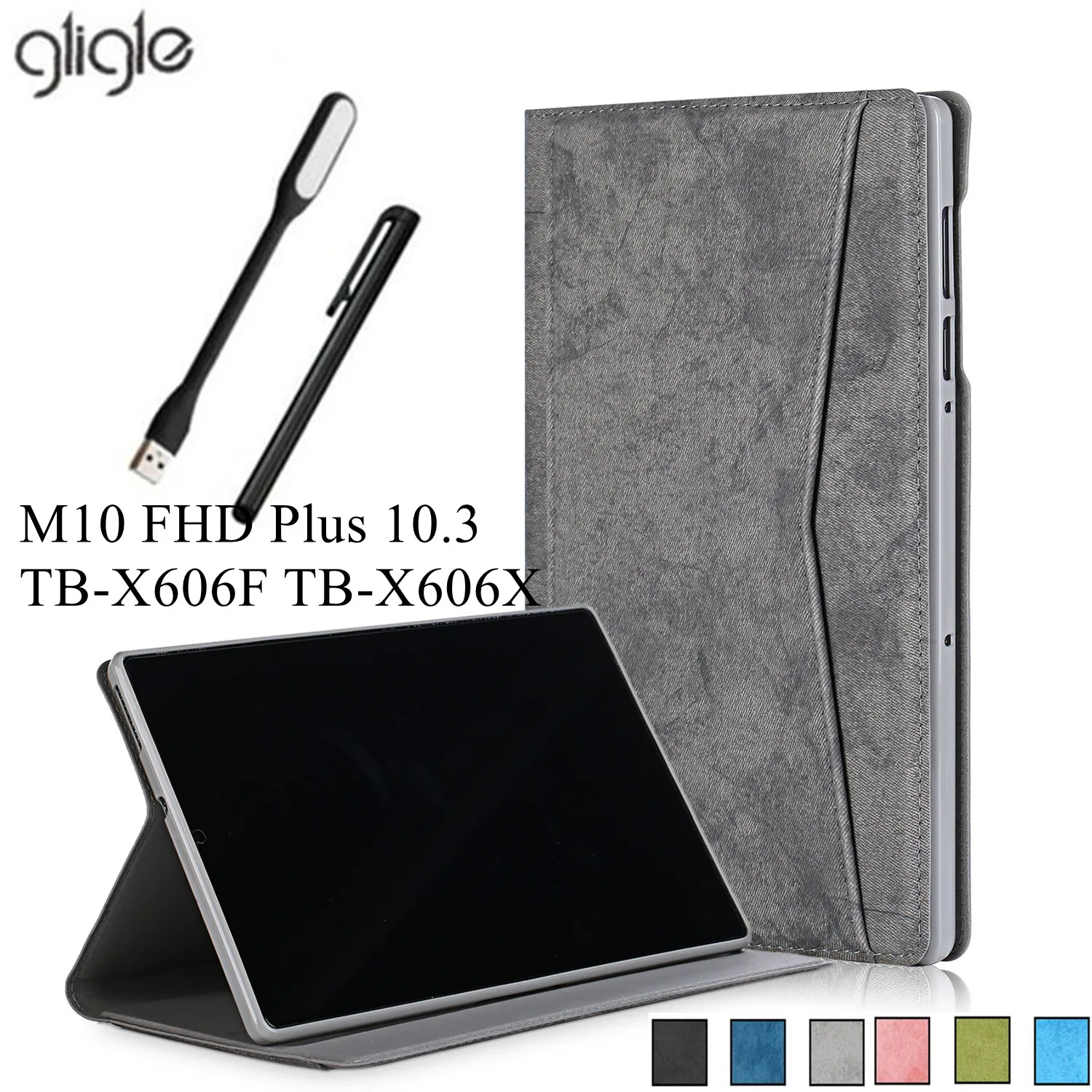 Чехол Gligle с подставкой под углом для Lenovo Tab M10 Plus чехол из ТПУ планшета диагональю