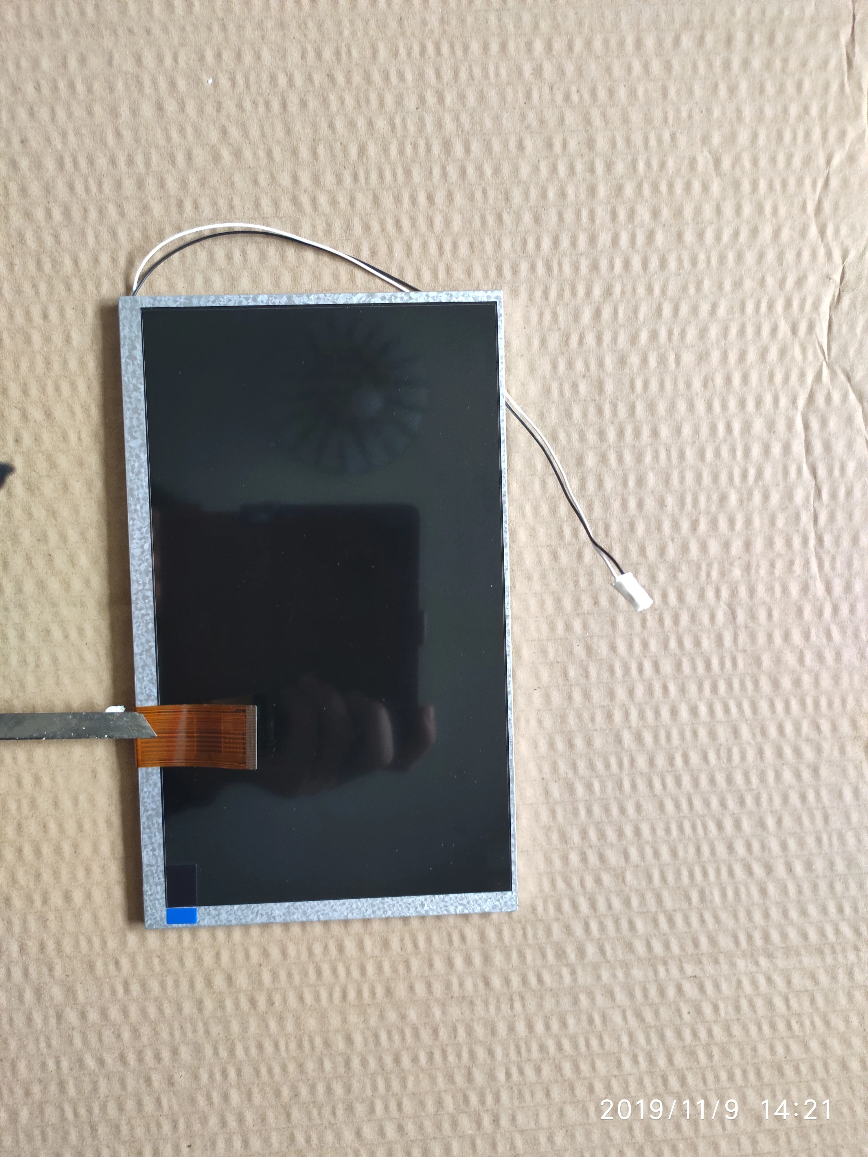 Polegada tn Ips Lcd para o Rádio do Carro Carpc 40pin 1024*600 210*126 mm 9