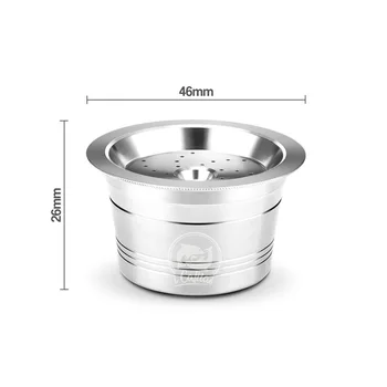 

Stainless Steel Reusable Refillable Coffee Capsule Cup For Caffitaly Machine