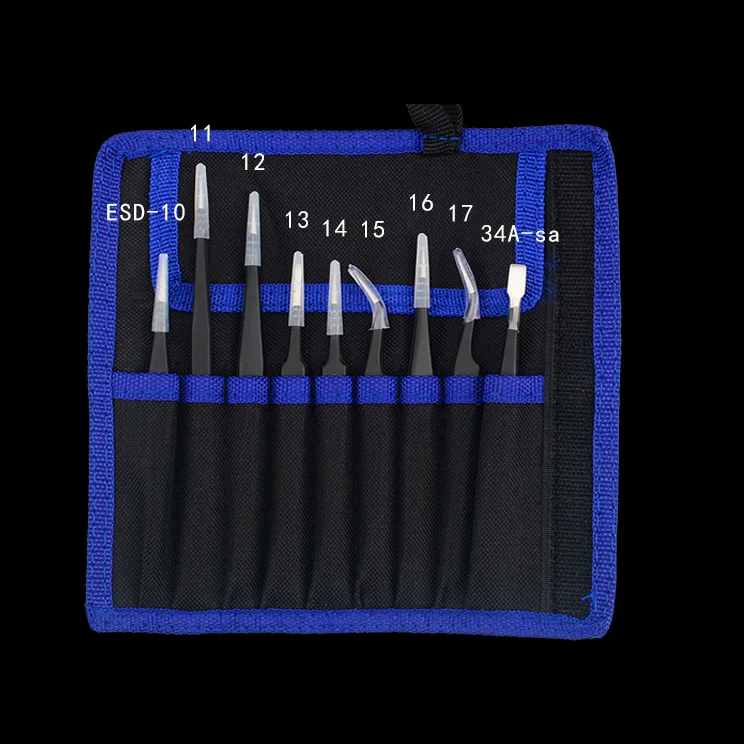 10 in 1 Tweezers 115 в 1 Набор отверток многофункциональный прецизионный Набор отверток для сотового телефона разборка часов очки электрические инструменты - Цвет: 10 in 1 Tweezers