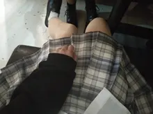 Cotway-minifaldas plisadas para mujer, faldas femeninas de cintura alta, estilo coreano, gótico, Sexy, estilo Preppy, primavera 2021