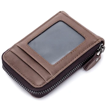 

Cardet Wallet Wallet Small Unisex RFID Block Credit Card Holder Vintage ID