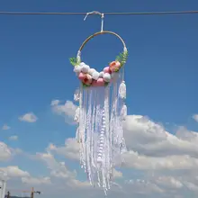 Girl Heart Dream Catcher National Feather Ornaments Lace Ribbons Feathers Wrapped Lights wedding Dreamcatcher Girl Heart Dream Catcher National Feather Ornaments Lace Ribbons Feathers Wrapped Lights wedding Dreamcatcher