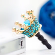 Спутниковая маленькая корона дизайн 3,5 мм Анти-пыль разъем для Iphone для Xiaomi samsung Meizu Универсальный мобильный телефон наушники Пылезащитная заглушка