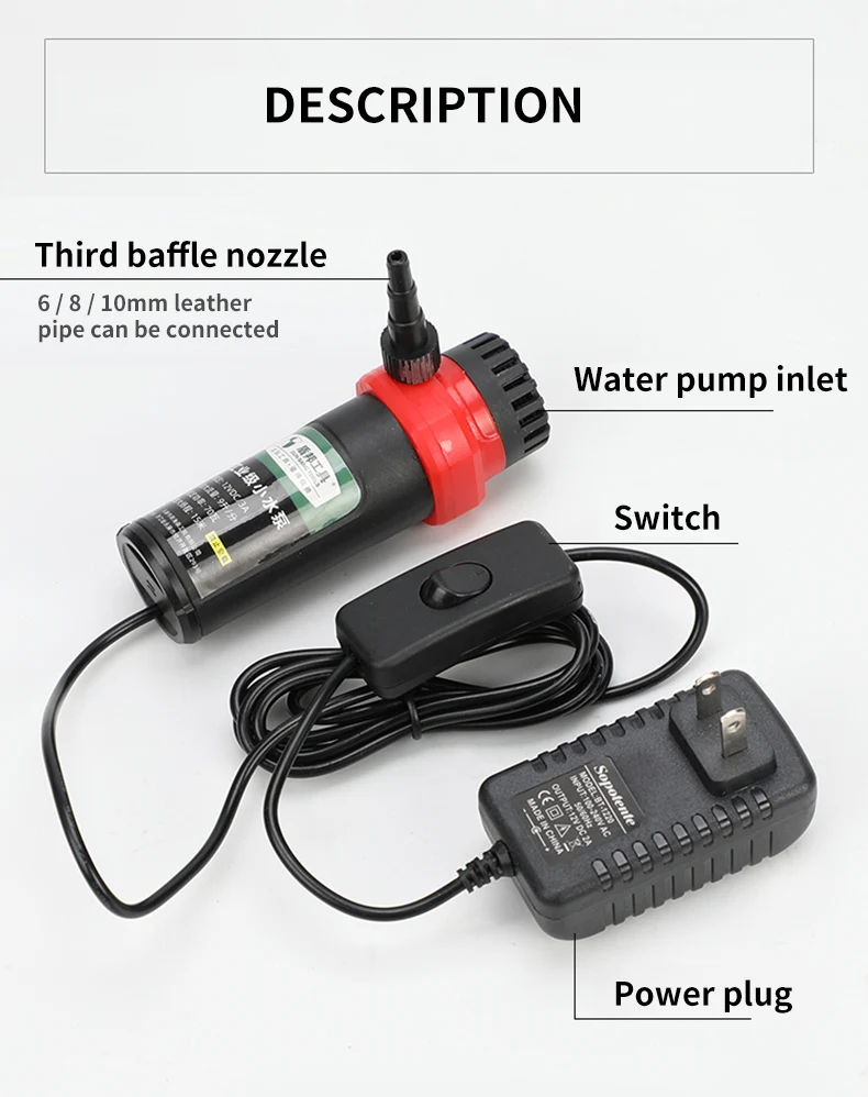 pressão, elevador do motor, micro, 12V, DC, 10m, 15m, 20m, 220V