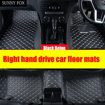 

SUNNY FOX Right hand drive/RHD car car floor mats for Chevrolet Captiva Trax Malibu Cruze accessories 6D car-styling rugs waterp