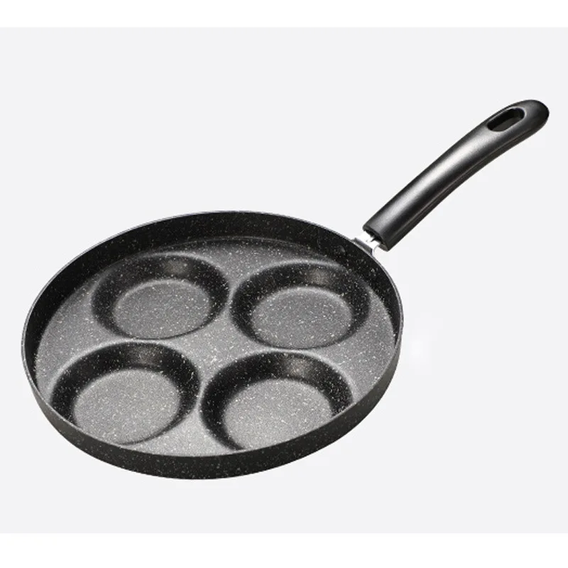 

Four-hole Omelet Pan For Eggs Ham PanCake Maker Frying Pans Creative Non-stick No Oil-smoke Breakfast Grill Pan Cooking Pot
