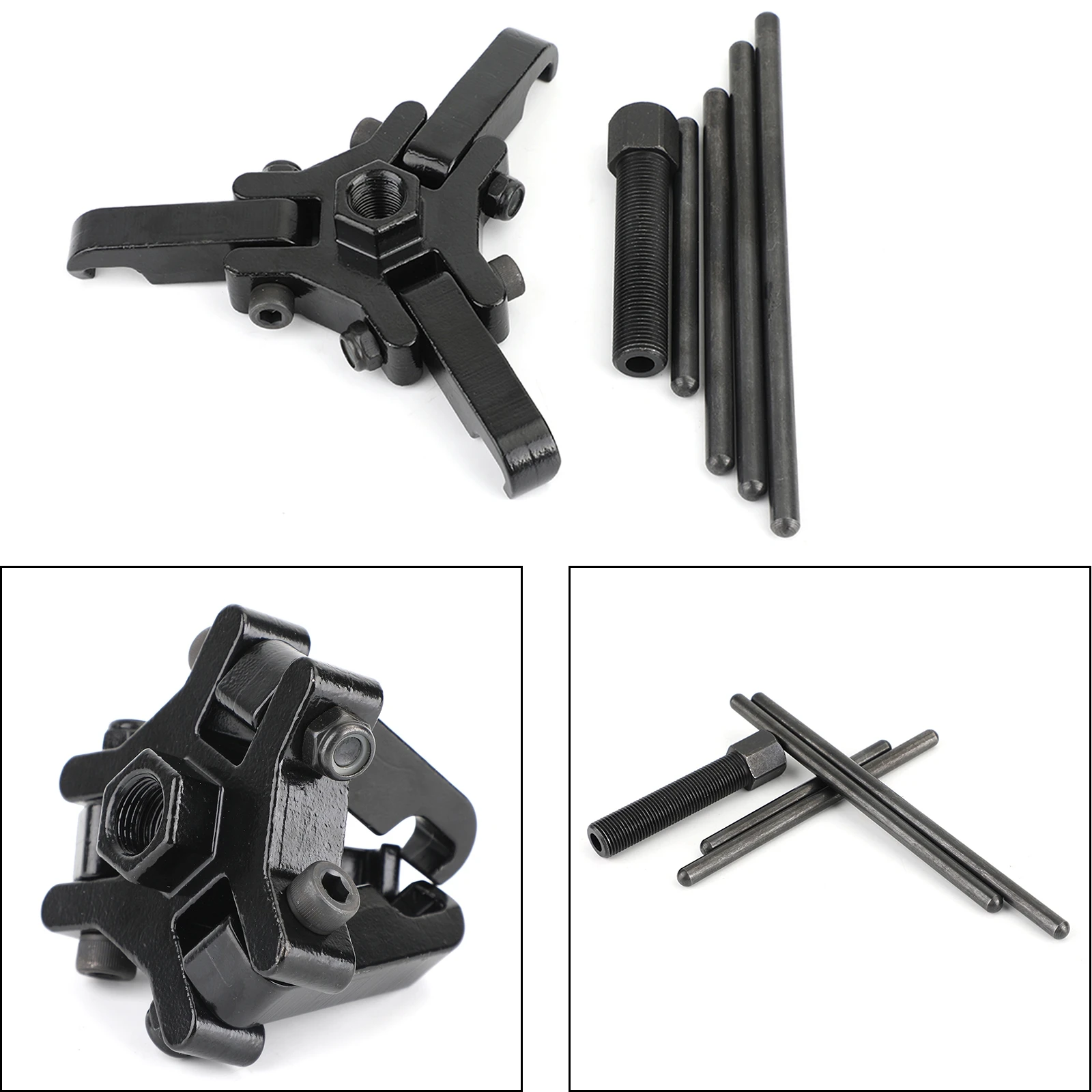 Artudatech 71002 for Chevrolet trucks Mitsubishi Eclipse Harmonic Balancer Puller Set Remove Damper Pulleys in Tight Engine |