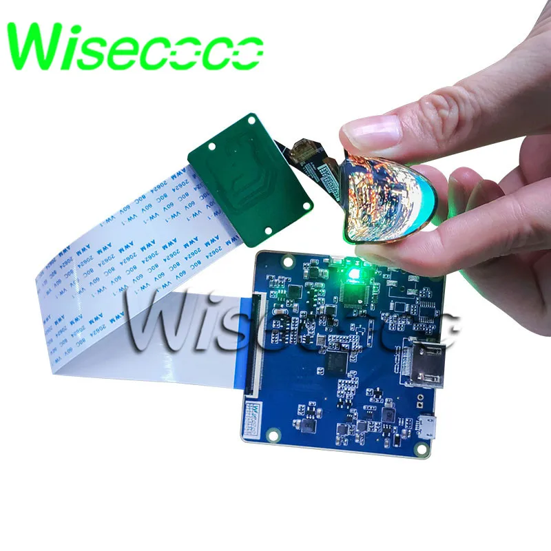 Wisecoco гибкий oled-дисплей 1,39 дюймов Круглый круглый amoled экран hdmi к mipi плата драйвера мягкий сгибаемый для смарт-часов
