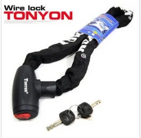 

Tonyon Generic Lock Highway Bike Lock Folding Bicycle Anti-Theft Cable Lock Mountain Bike Chain Lock Ty-715d