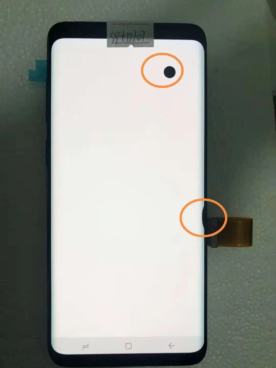 Applicable for Samsung  S9 plus  SUPER AMOLED LCD screen, with good touch function and a few small defects (with frame)