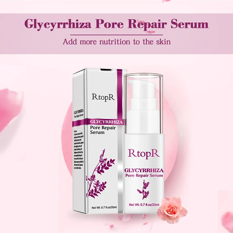 Glycyrrhiza Сыворотка для рафинирования пор быстро и эффективно сужает поры глубоко