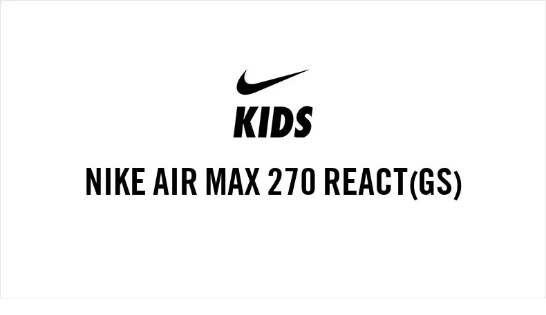 Оригинальные детские кроссовки для бега от NIKE AIR MAX 270 REACT, удобные спортивные уличные сетчатые детские кроссовки, BQ0102-002
