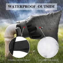 

New 20x15cm Winter Waterproof Outdoor Faucet Cover Outside Garden Faucet Freeze Protection Sock Reusable Tap Protector