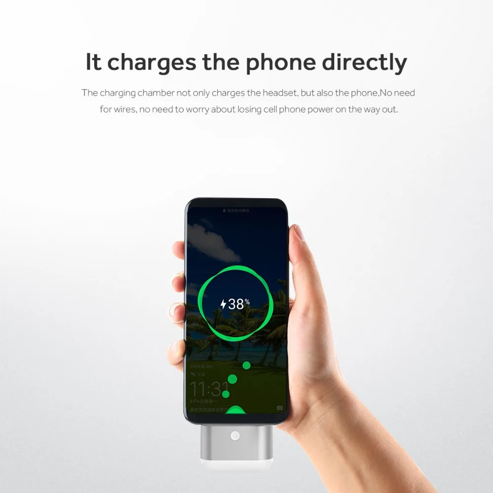 Новые TWS Bluetooth наушники 5,0 мини беспроводные наушники спортивные наушники гарнитура с аварийной зарядкой для iPhone samsung телефона
