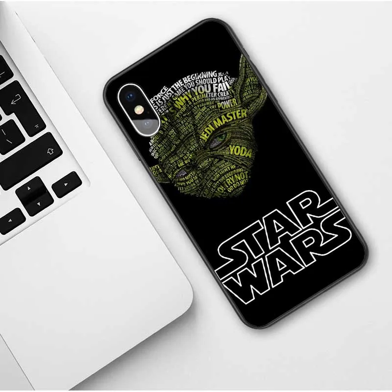 Звездные войны BB8 Штурмовик Дарт Вейдер Мягкий ТПУ чехол для телефона чехол для iPhone 6 6s Plus 7 8 Plus 5S SE X Xs Max XR Coque Fundas - Цвет: TPU