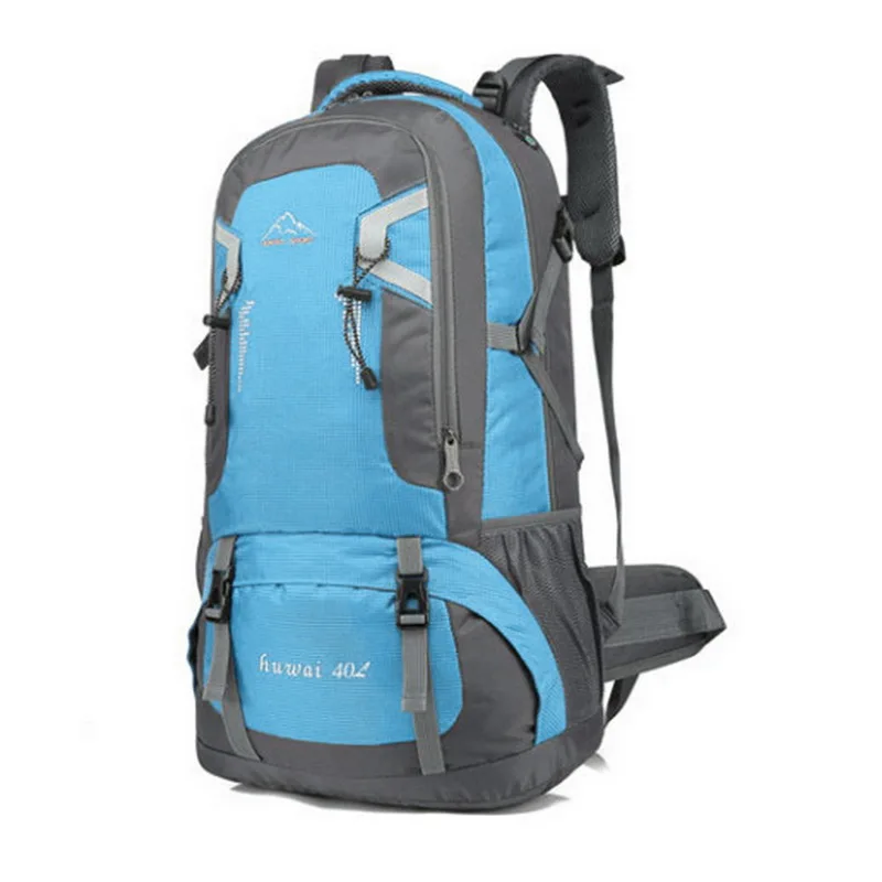 Litthing 60L/40L мужской рюкзак, рюкзак с подзарядкой через usb, школьный рюкзак для подростков, рюкзаки для путешествий, женские рюкзаки, сумка для улицы - Цвет: blue 60L
