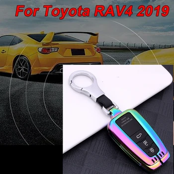 

Holder Car key case Keychain Accessories For Toyota RAV4 2019 1pc Auto