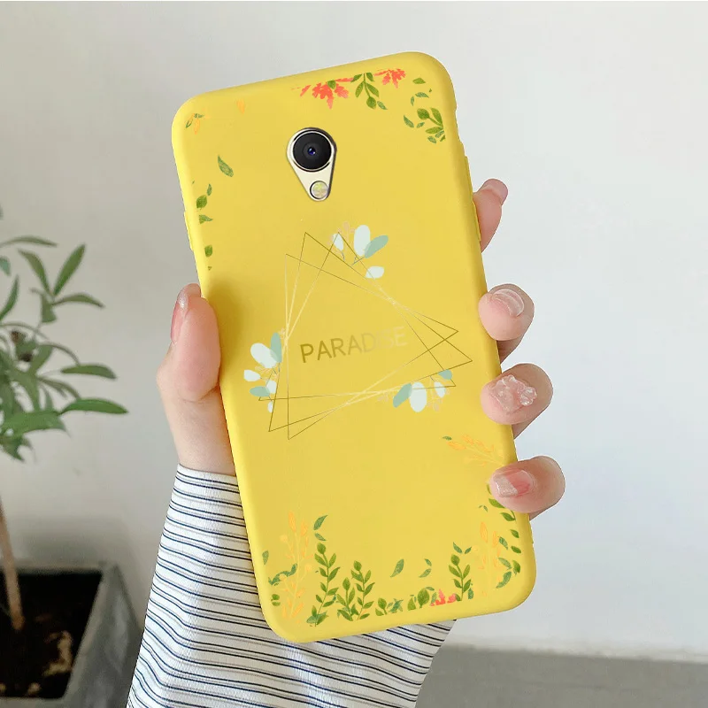 cases for meizu back For Meizu Mx6 Case Cartoon Pattern Silicone Candy Colors Painted Flower Butterfly Fundas Shell Shockproof Phone Soft Cover Cases For Meizu Cases For Meizu