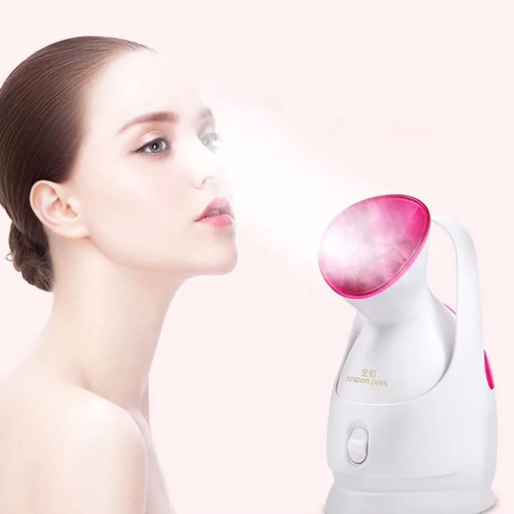 

Ion Thermal Sprayer Facial Skin Care Tools Spa Moisturizing Hot Mist Facial Humidifier Face Steamer Deep Cleanser KD-2331A New
