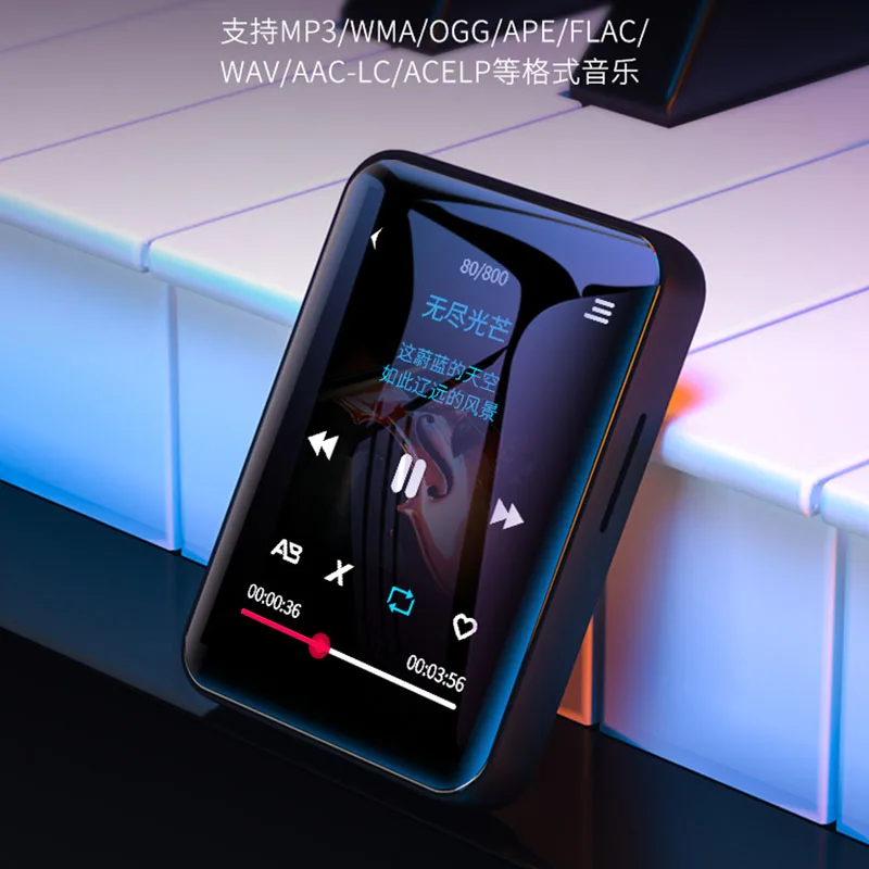 Benjie-reprodutor de Música com Tela Sensível ao Toque Reprodutor de Vídeo Bluetooth Rádio fm E-book Alto-falante Mp3 8gb 16gb - Image 3