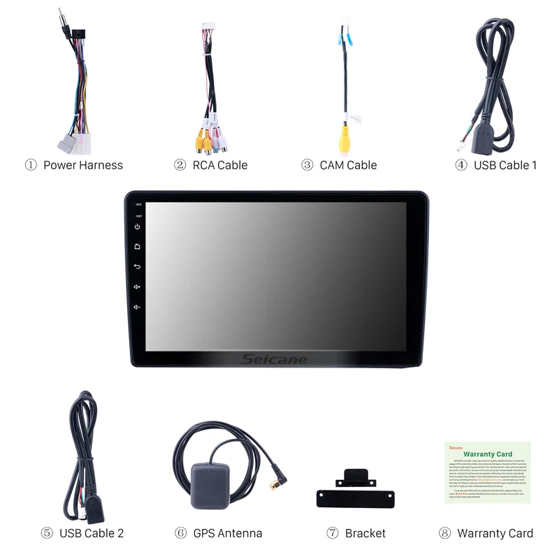 Seicane 9 &quotAndroid 10 0 головное устройство авто радио для 2010 2011 2012 2015 Nissan Navara GPS