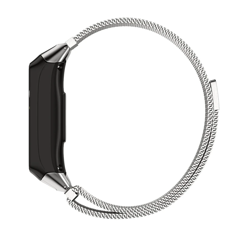 Ремешок для samsung Galaxy Fit, универсальный, совместимый, из нержавеющей стали, Миланский Браслет, сменный ремешок, надежная производительность, 14 мм