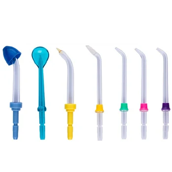 

9pcs Tongue Cleaner Toothitis Patient Water Flossers Orthodontic Replacement Tips Oral Irrigators Set Accessories Nasal Wash