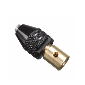 

3mm Three-jaw Head Brass Center Shaft Mini Drill Chuck Durable Clamp 0.3-3.5mm