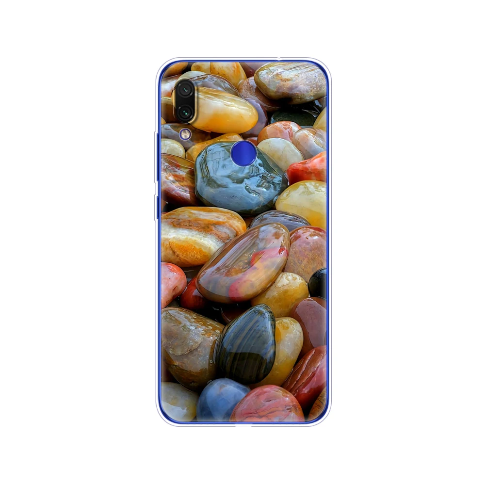 For xiaomi Redmi Note 7 Case Silicone Painting Soft TPU For xiaomi Redmi Note 7 Case 6.3 inch Fundas Coque Redmi NOTE 7 PRO Case cases for xiaomi blue Cases For Xiaomi