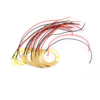 

10PCS Sale 27mm 35mm Piezo Ceramic Elements Sounder Sensor Trigger Drum Disc + Wire Copper Piezoelectric Buzzer Copper