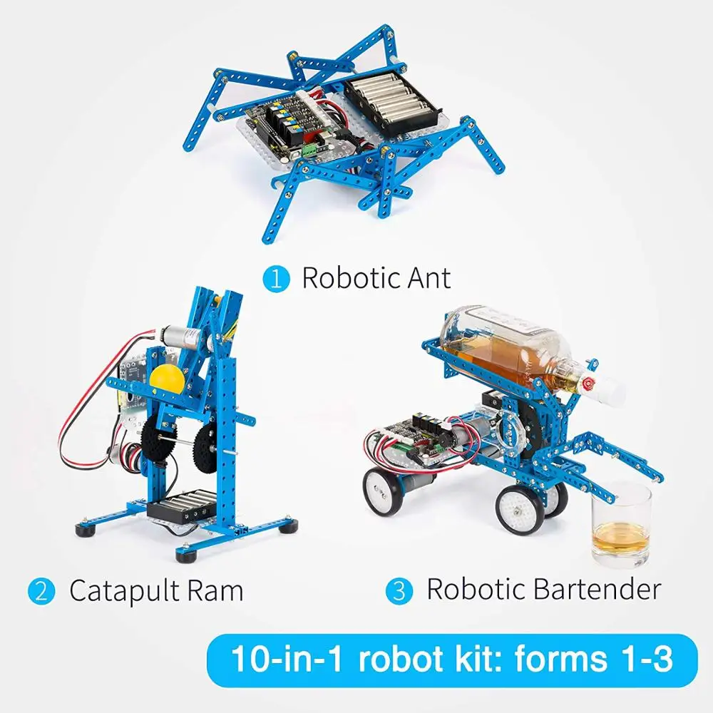 Makeblock DIY конечной робот и лекарственных средств(FDA премиум качества-10-в-1 робот-шток образование-Arduino с защитой от царапин 2,0 для детей «Человек-паук», Возраст 14