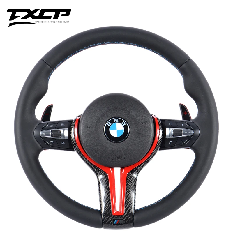Полностью кожаное рулевое колесо для BMW M Sport F30 F31 F34 F10 F11 F07 F45 F46 F22 F23 M235i M240i