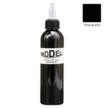 

Permanent Tattoo Ink 4 Oz (120ml) Body Paint Microblading Ink Permanent Black Tattoo Pigment Ink For Tattoo Machine Art