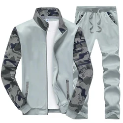 Ensemble de vêtements de sport pour hommes, survêtement, décontracté, Streetwear, sweat + pantalon, gym, Fitness, jogging, veste + pantalon, nouvelle collection printemps automne 